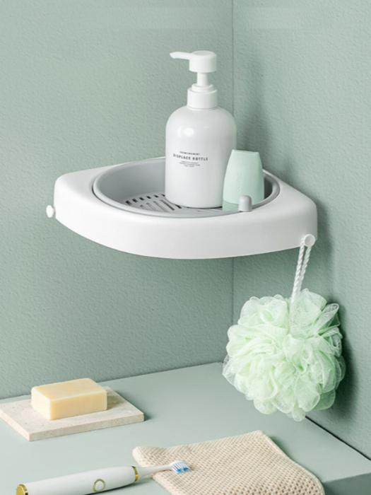 

briskstyle сучасна проста поворотна кутова полиця для ванної кімнати Blue