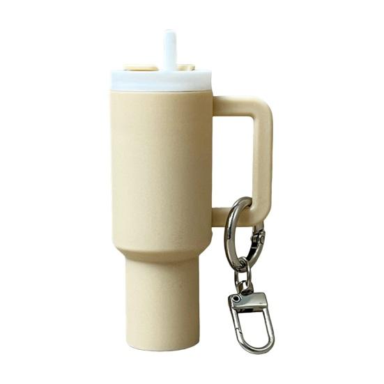 Přívěšek na klíče na mini skleničku Kompaktní design Odnímatelný mini kelímek na vodu Přívěsek na klíče Držák na rtěnku Přívěsek na klíče Taška na klíče Klíče Do peněženky