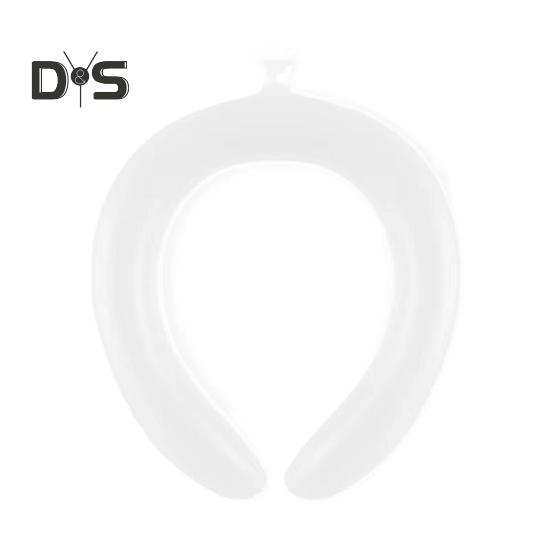 

Летняя охлаждающая трубка для шеи Носимый охладитель для шеи Легкое многоразовое ледяное кольцо На открытом воздухе Предотвращение теплового удара Портативный воротник с обертыванием на шею белый