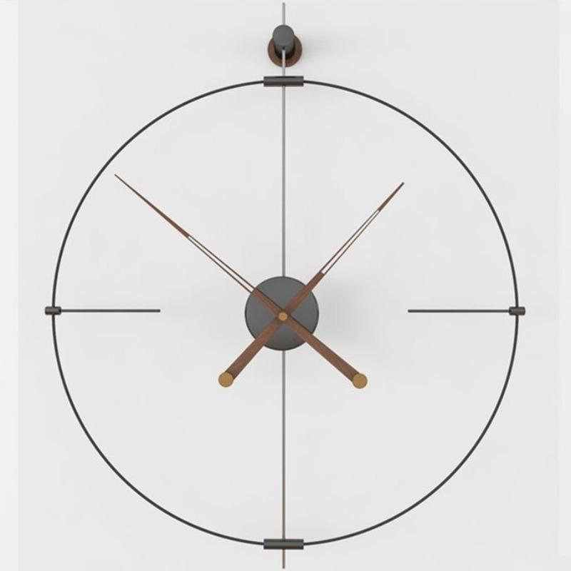 Nordic Wall Clock Modern Wall Watch Minimalist Luxury Aesthetic Large Clocks Silent Elegant Living Room Watches Home Decoration