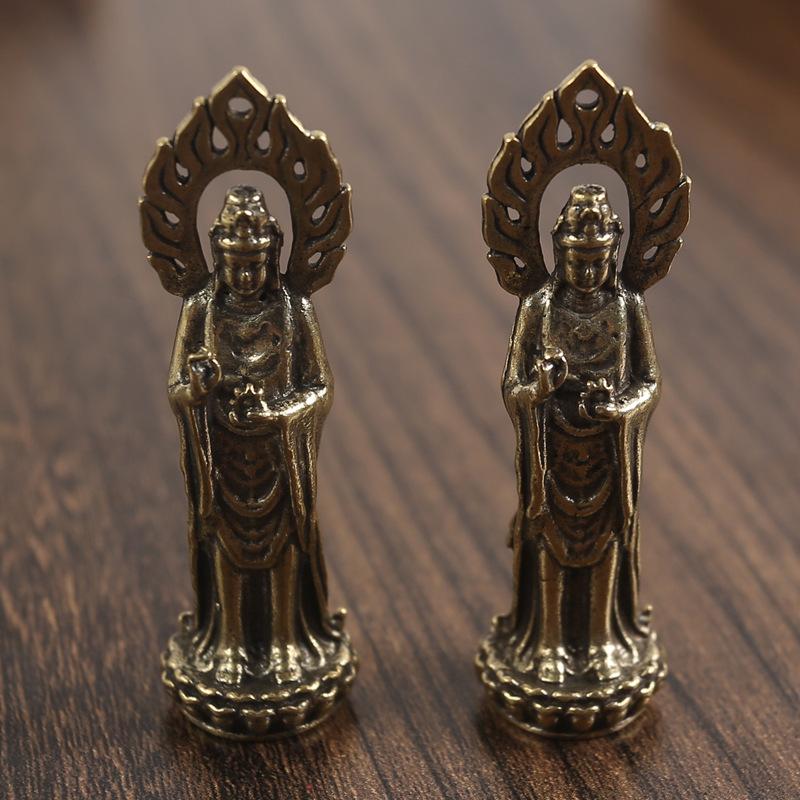 Buddha Guanyin Statue Bodhisattva Buddha Statue Desktop Decoration Handicraft Buddhist Decor