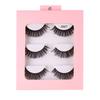Roll 3 Pairs Of Chemical Fiber False Eyelashes Simulation Curled Thick Eyelashes