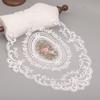 1pcs Dinning Table Cover Embroidered Table Cloth Elegant Round Lace Tablecloth Coffee Coasters Napkin Party Wedding Decoration