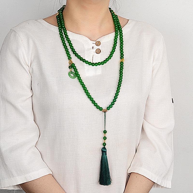New Chinese Ethnic Multi-Layered Tassel Necklace
