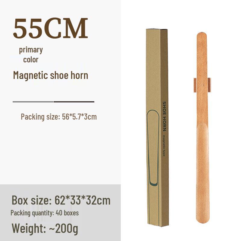 Hope Society Extra Long Beechwood Magnetic Shoehorn - No Bending Needed, Hot Seller