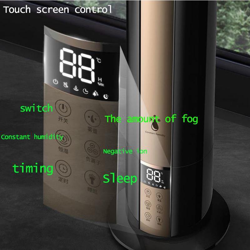 30W stojací zvlhčovač vzduchu 8l vnitřní rozprašovač Inteligentní dálkové ovládání Aroma difuzér Čistička vzduchu