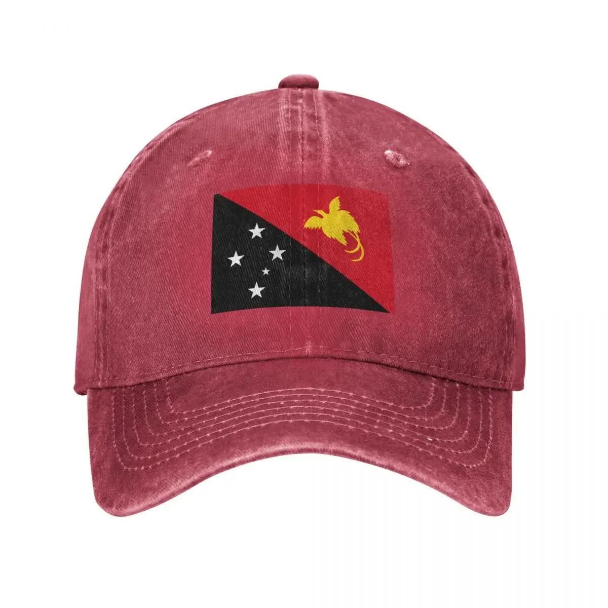Flag of Papua New Guinea Baseball Cap tactical cap Beach Outing Hood fashionable Elegant Womens Hats Unisexs