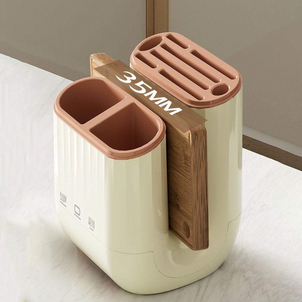 Large Capacity Cutting Board Holder Anti-slip Cutter Holder Utensil Chopstick Holder  Countertop