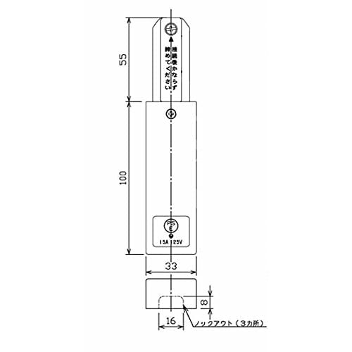 TOSHIBA Lighting Rail VI Type Feed-in Cap Black (Black Screw) NDR0231B(K)