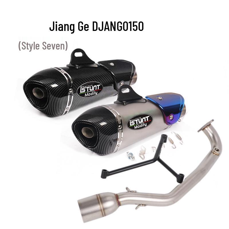 Exhaust Pipe for Peugeot Django 150 - Front, Rear, & Full Sections