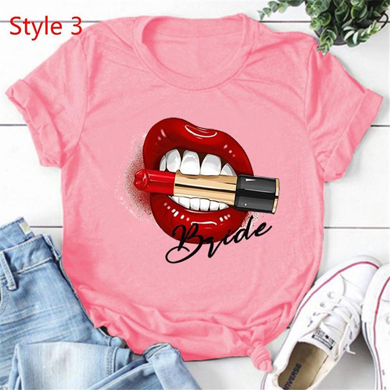 Summer T Shirt Funny Hen Party Bride Squad Tribe Bride Brides Babes Maid Of Honor Mother Of The Bride Mother Of The Groom Tops