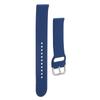 Watch Bands Silver Buckle Silicone Strap Soft Wristband Replacement for Samsung Huawei Amazfit Xiaomi Color Watch Gamin