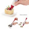 Silikon Kuchen Dekorierstift Tragbar Professionell Dekorativ Geruchlos Antihaftend Backen Cupcake Spritzbeutel Stifte Zubehör