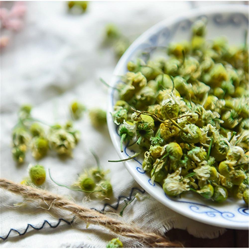Dried Chamomile Flowers Herbal Tea Natural Calming Drink