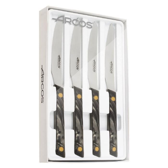 Couteaux de Table - ARCOS - Flysch - Acier Inoxydable - 4 pièces - 110/230 mm