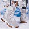 2025 Women's High-Top Snow Boots: Versatile, Velvet-Lined, Warm Winter Hiking Shoes