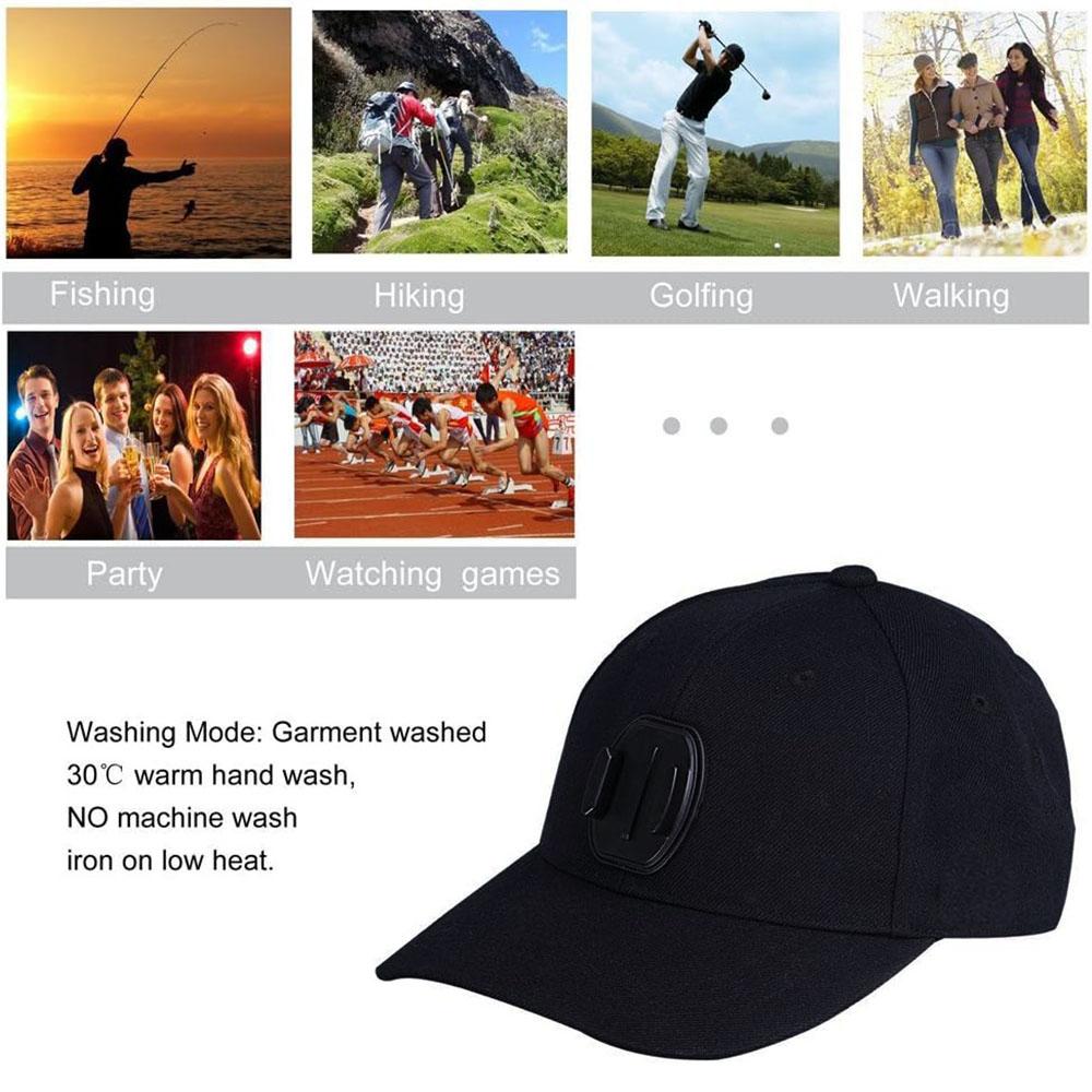 Action Cameras Head Mount Hat For GoPro 5 Hero 9/8/7/6/5/4/3 Plus/3/2/1/DJI OSMO