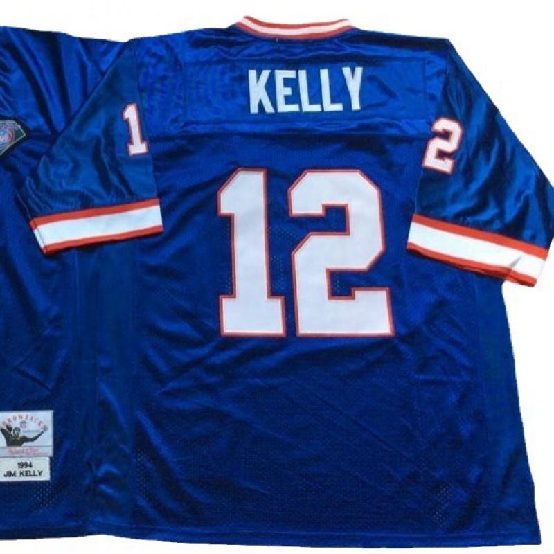Buffalo Bills NFL Retro Jersey 12 34 Mens Football Uniform Costume Fan Apparel Cotton Blend Sportswear