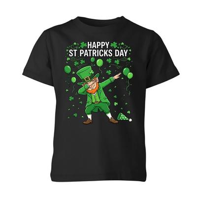 St Patricks Day Irish Paddy's Unisex Kids T Shirt Boys Girls Funny Gift Tee