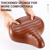 MTB Spring Bicycle Saddle Leather Retro Mountain Bike Seat Bicycle Seat Cushion  Replacement