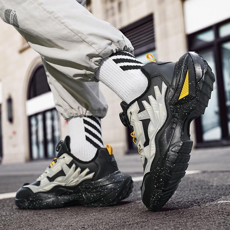 TUINANLE Winter Men Sneakers Casual Sport Shoes for Man Plush Warm Male Sneakers Non-Slip Outdoor Casual Sports Shoes