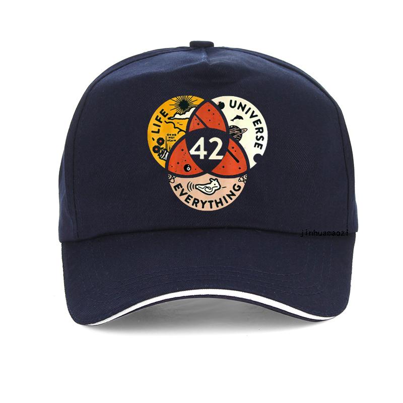 Unisex 42 The Answer To Life The Universe And Everything Douglas Adams Men Baseball Cap Summer Women Sunhat