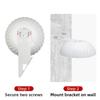 Wyze- Pan V3- Camera Sun Shade Outdoor Rain Cover Bracket Mount White 18.5x16cm Weatherproof Protection Accessory Kit