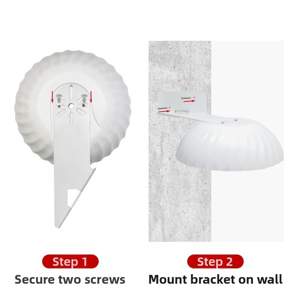Wyze- Pan V3- Camera Sun Shade Outdoor Rain Cover Bracket Mount White 18.5x16cm Weatherproof Protection Accessory Kit