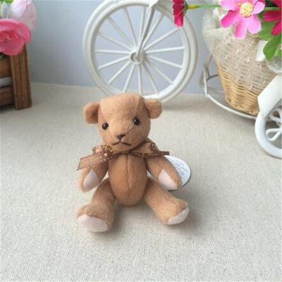 Joint Bear Plush Toy Small Pendant Super Cute Mini Bears Stuffed Toys Doll Company Activities Gift 10CM