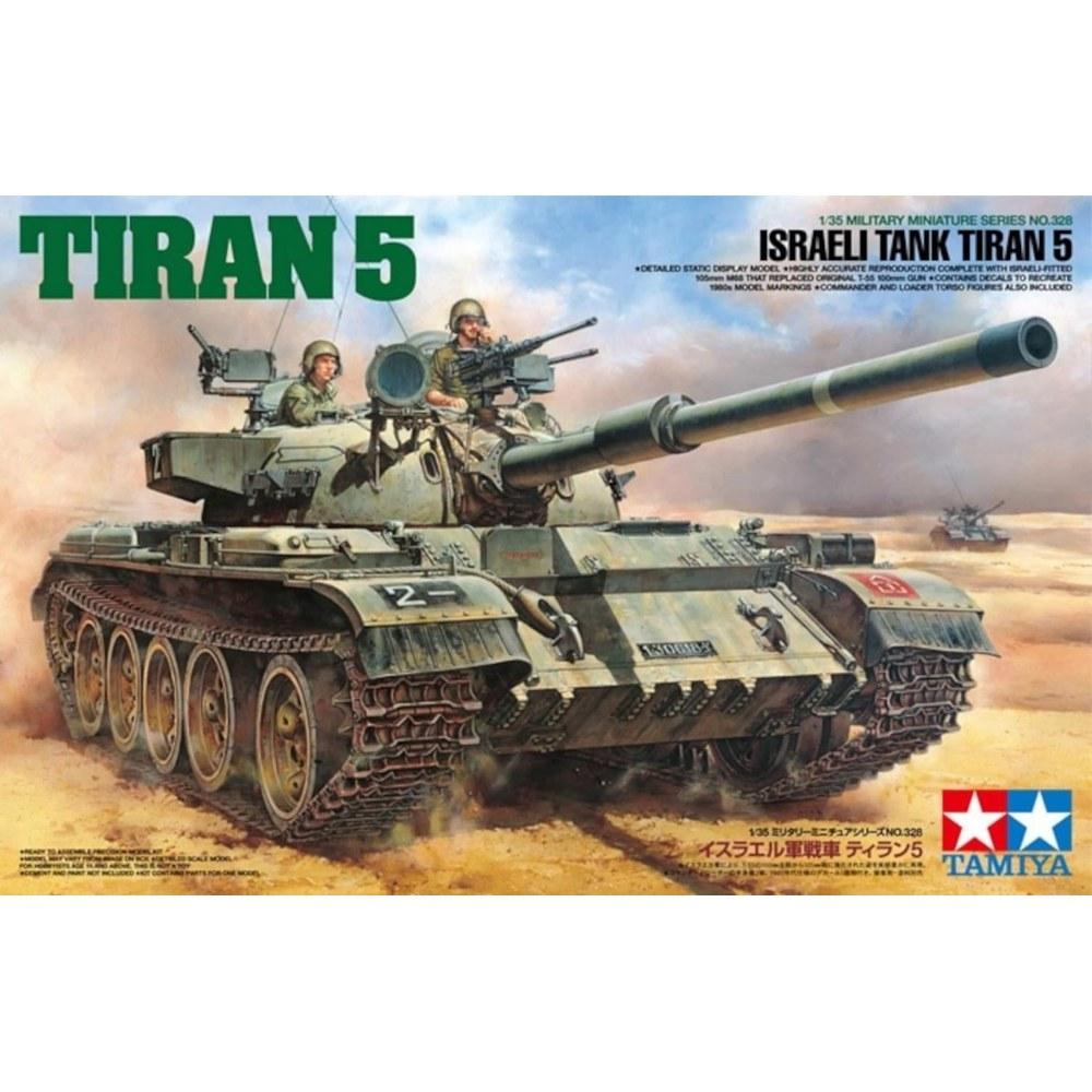 Tamiya 1/35 Military Miniature Series No.328 Israeli Tiran 5 Tank Plastic Model Kit