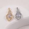 Women's Light Luxury Teardrop Pendant Necklace with Hollow Design