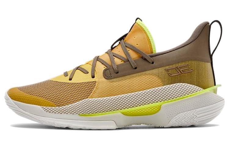 Under Armour Curry 7 Zeppelin Yellow 45