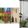 A03F-For Hanging Chain Kit 15Pcs Black Small Chains For Plants For Basket Extender Porch Wind Chime