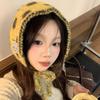 Winter Girls Knitted Earmuffs Cute Color Women Dots Strap Ear Protection Lady Warm Versatile Earflap