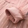 Autumn New Girls' Long-sleeved Dress Girls' Stylize Sequin Puff-sleeved Knitted Veil Skirt Children's Skirt