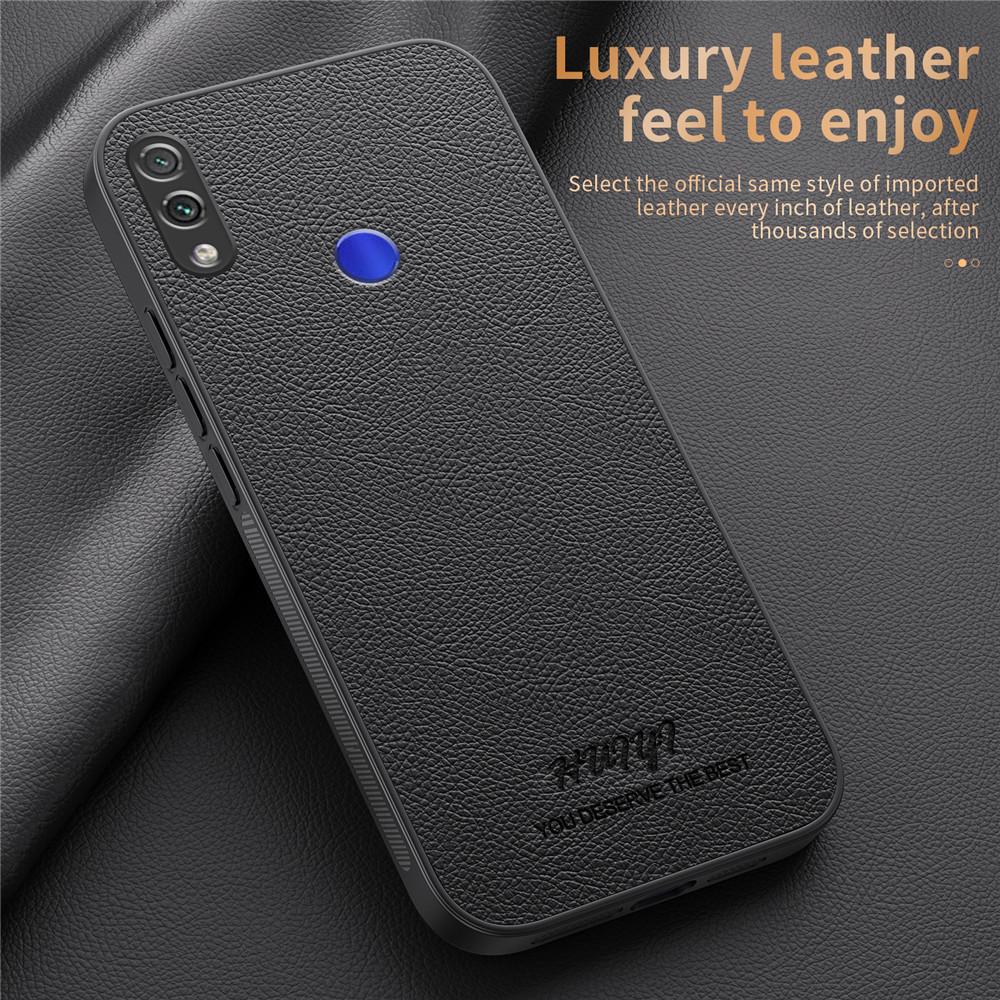 Custodia in Pelle Morbida con Cornice Magnetica di Lusso Business per Xiaomi Redmi Note 7 7S Pro Note7 Custodie per Telefono Capa