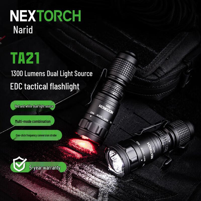 NEXTORCH Rechargeable EDC Tactical and Duty Flashlights