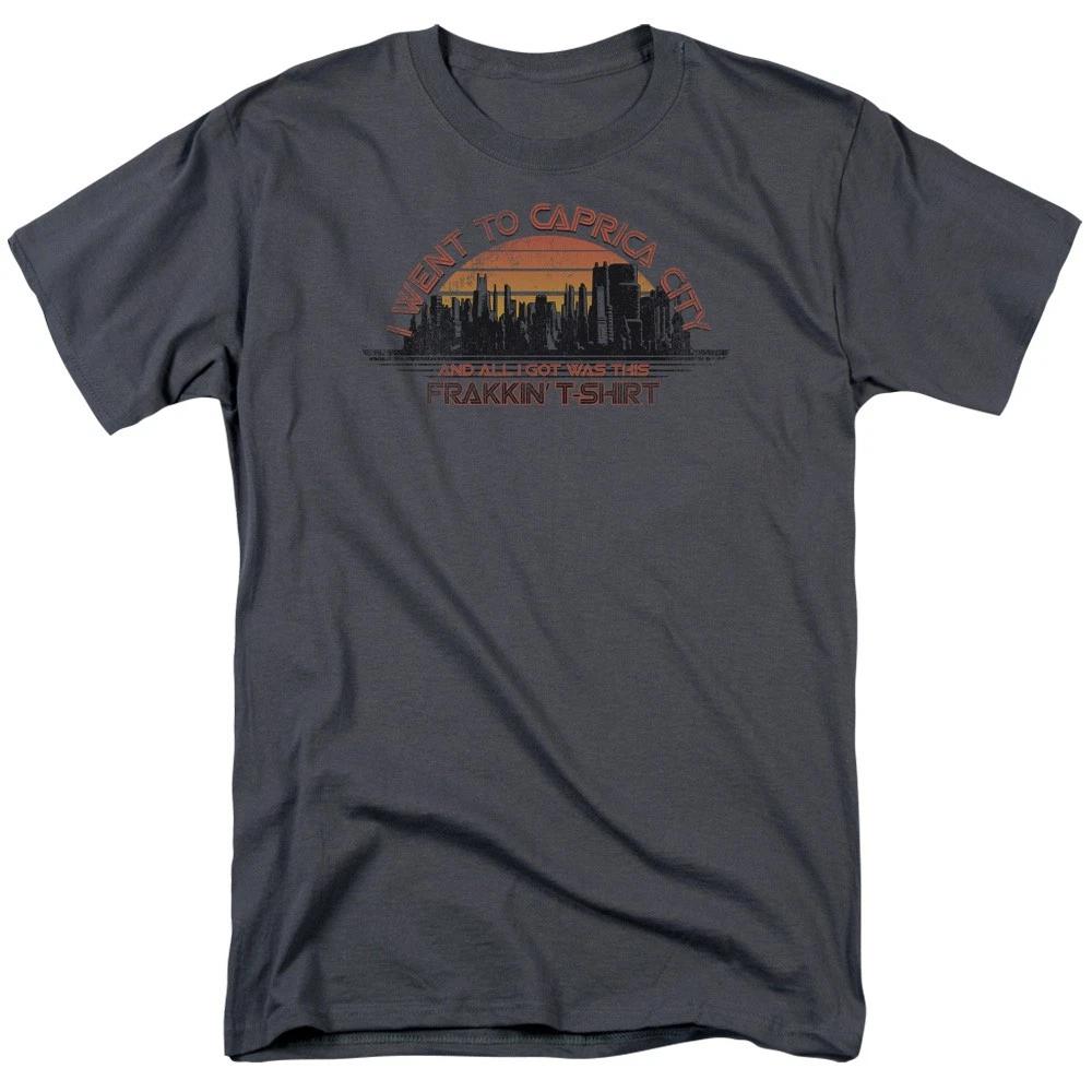Battlestar Galactica - Caprica City - Unisex Short Sleeve Children s T-shirt - Gray 100