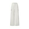 FILA Explore Fashion Simple Personality Trendy Sports Outdoor Versatile Comfortable Woven Casual Pants Women bottoms Gray A11W618802FGY