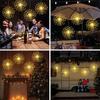 600/1200 LED Starburst Lights LED Firework Lights Outdoor Christmas Copper Wire Hanging Fireworks Fairy Lights with Remote