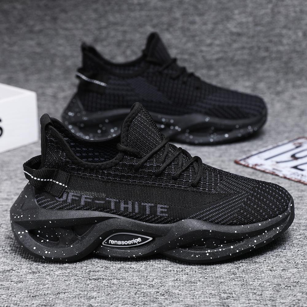 

Иностранные товары, большие размеры, мужская обувь, сетчатые кроссовки, корейская версия, увеличивающие рост, мужские туфли на платформе, спортивная модная обувь 40 чёрный