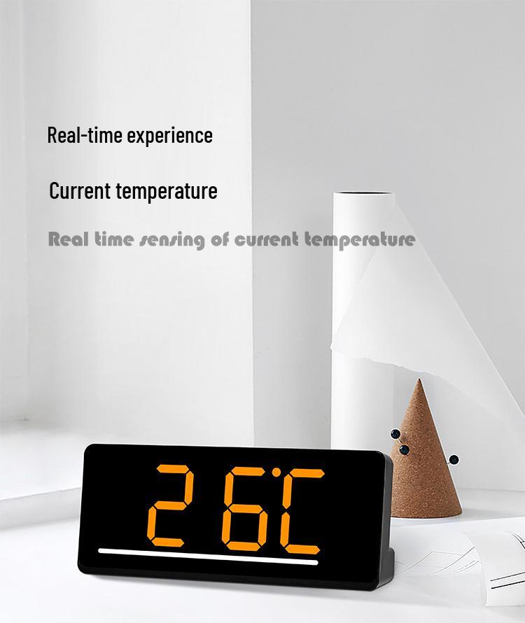Multifunction LED Digital Alarm Clock - Silent, Simple Design for Kids' Bedside