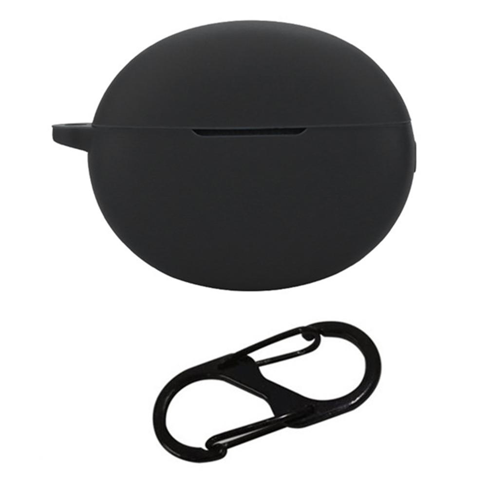 For Oppo Enco X3 Charging Case Cover Bluetooth-compatible Earbuds Soft Silicone Cover with Anti Lost Buckle
