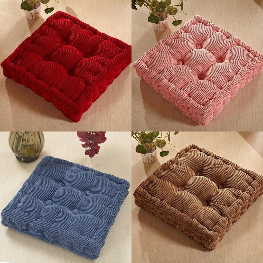 Elegant Square Seat Pillow In Corn Plush Material For Ultimate Comfort And Style