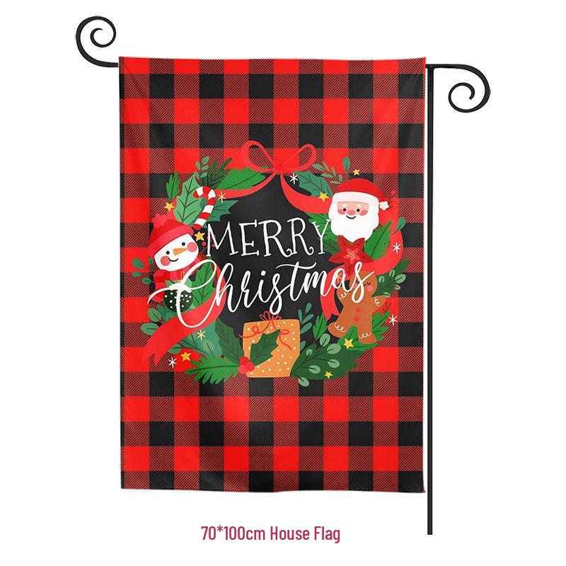 Christmas Garden Flag Banner: New Festive Hanging Design