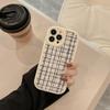 Fleece Cloth Small Fragrance Style 14pro Max IPhone Case IPhone 13 Checked 12 Suitable for 15 Houndstooth 11 X