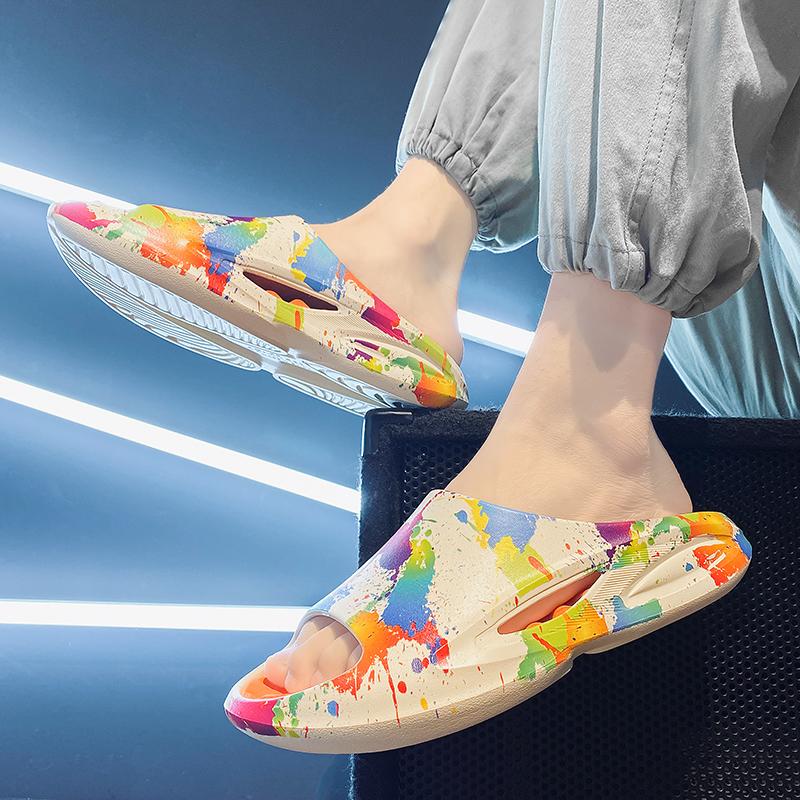 Summer Non-slip Wear-resistant Breathable Casual Sandals and Slippers Fashion Lightweight EVA Slippers Beach Shoes