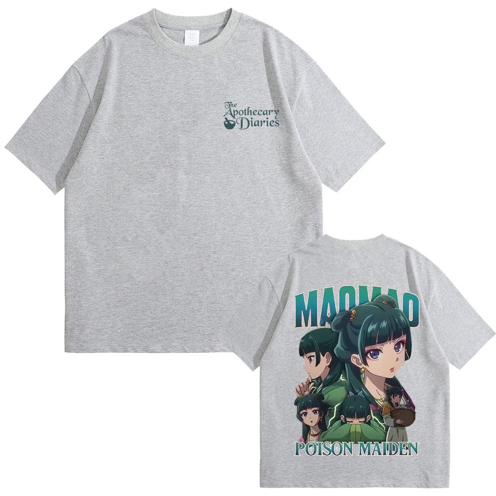 Anime The Apothecary Diaries Maomao Tshirt Men Women Clothing Cotton Casual Oversized Tshirt Male Fashion Vintage Short Sleeve