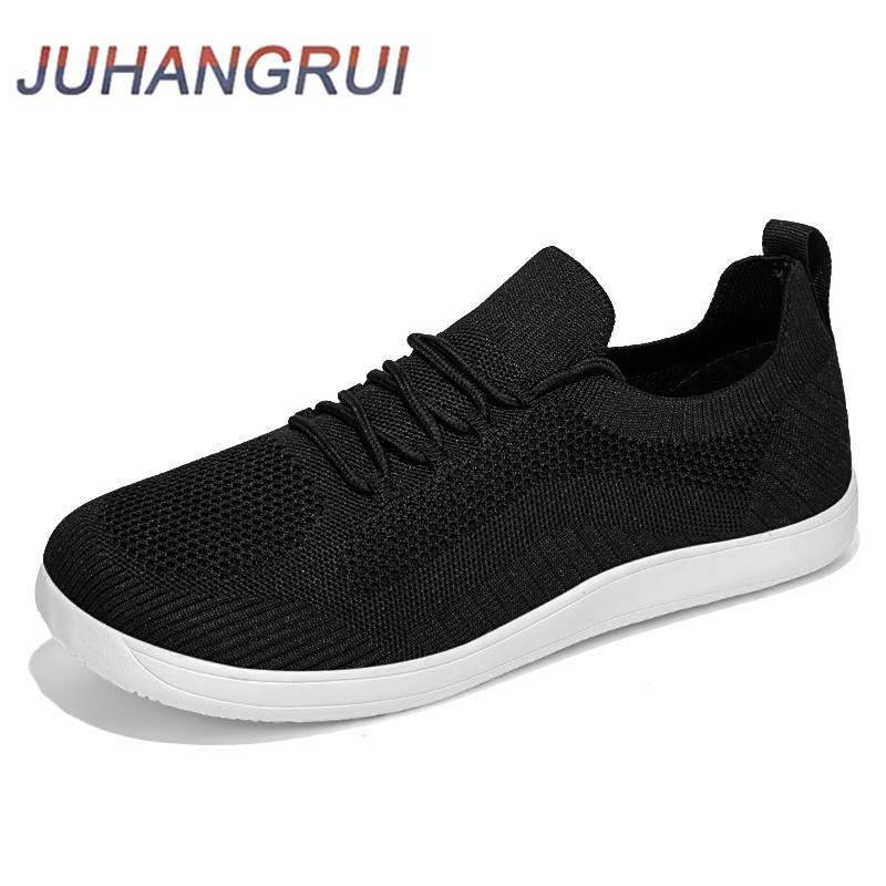 Wide Toe Casual Walking Shoes for Men and Women Barefoot Shoes Non Slip Soft Sole Footwear Comfortable Sneakers Breathable Mesh