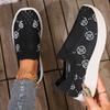 Mode Damen Sneaker Frühling Herbst 2024 Neue Mode Flats Mesh Atmungsaktiv Druck Sportschuhe Damen Casual Outdoor Laufschuhe
